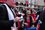 2011 Lourdes Pilgrimage - Archbishop Dolan with Malades (188/267)
